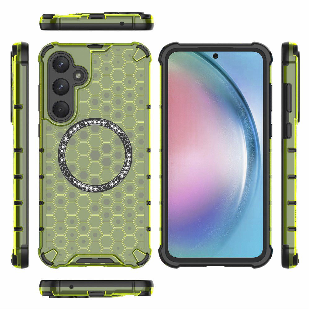 Techsuit - HoneyComb Shield MagSafe - Galaxy A26 5G - Lime Green