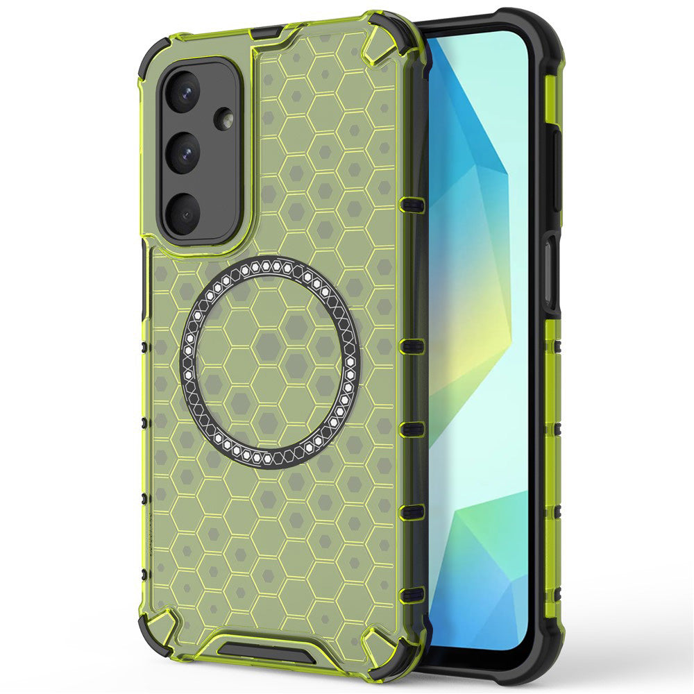 Techsuit - HoneyComb Shield MagSafe - Samsung Galaxy A16 4G / A16 5G - Lime Green