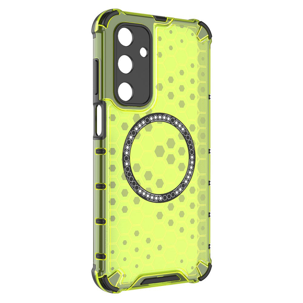 Techsuit - HoneyComb Shield MagSafe - Galaxy A16 4G / A16 5G - Lime Green