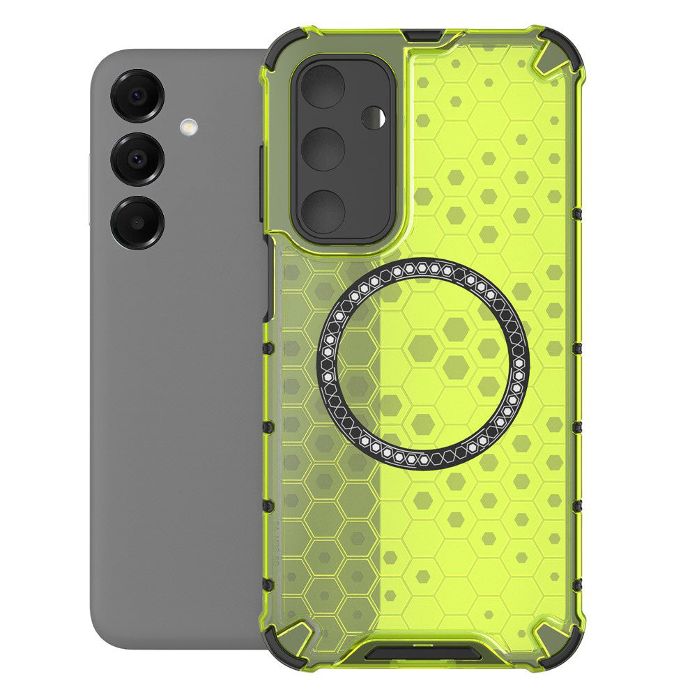Techsuit - HoneyComb Shield MagSafe - Galaxy A16 4G / A16 5G - Lime Green