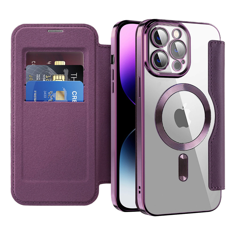 Techsuit - SmartMag Book Case - iPhone 14 Pro Max - Purple