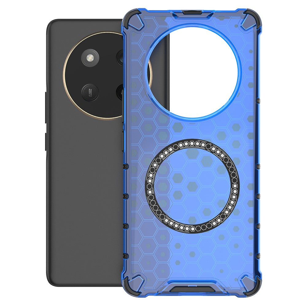 Techsuit - HoneyComb Shield MagSafe - Honor Magic7 Lite / X9c - Blue