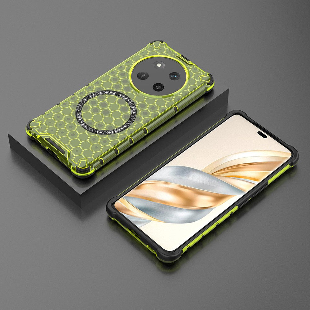 Techsuit - HoneyComb Shield MagSafe - Honor Magic7 Lite / X9c - Lime Green