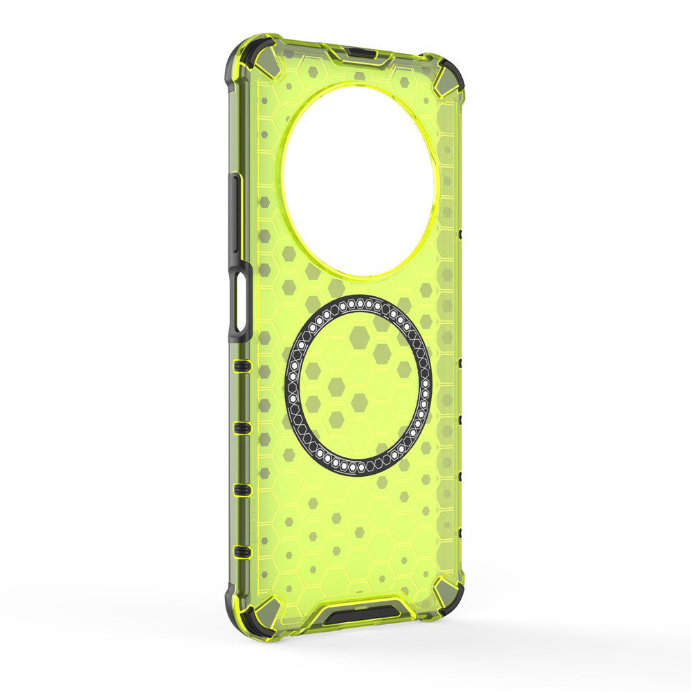 Techsuit - HoneyComb Shield MagSafe - Xiaomi Redmi 14C / Poco C75 - Lime Green