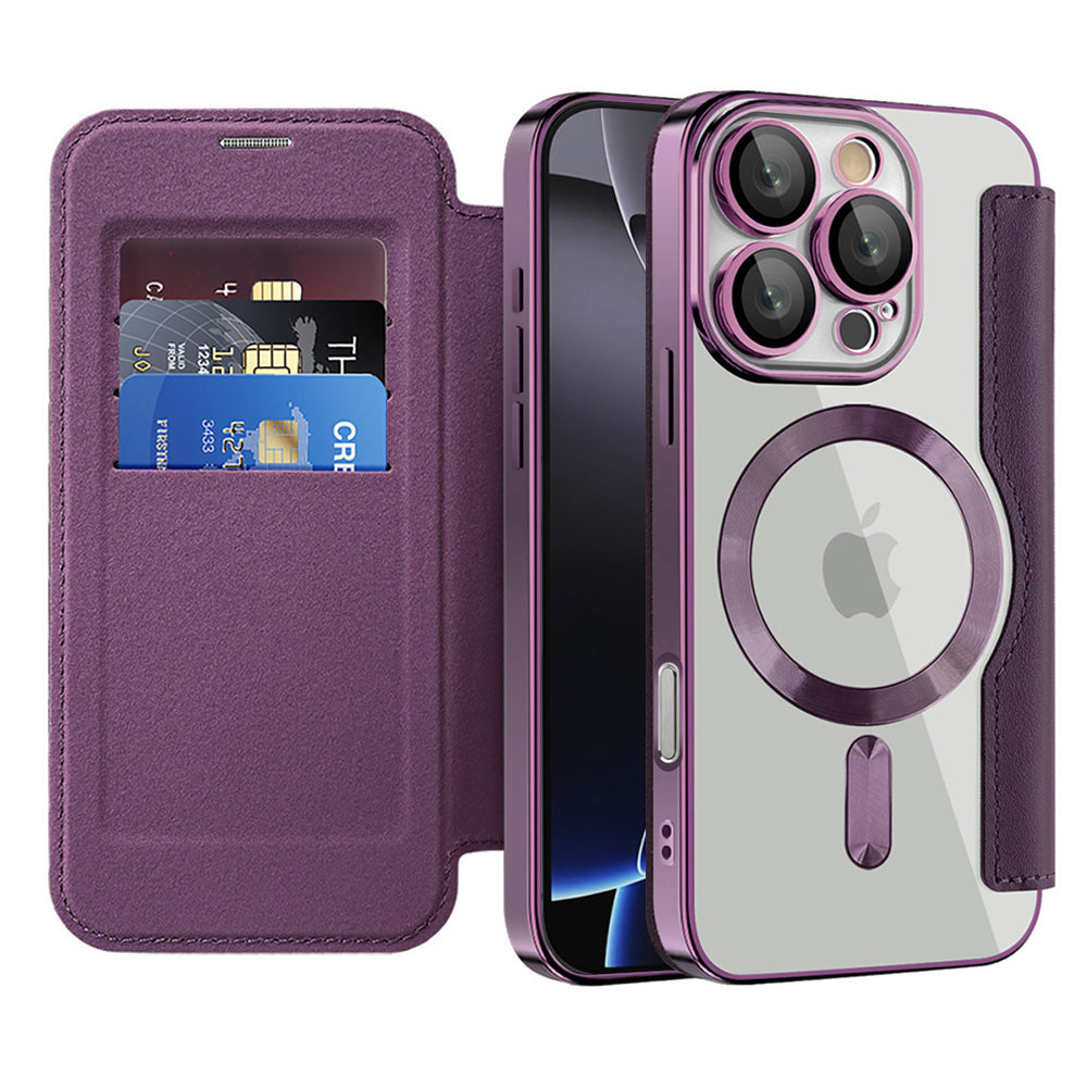 Techsuit - SmartMag Book Case - iPhone 16 Pro Max - Purple