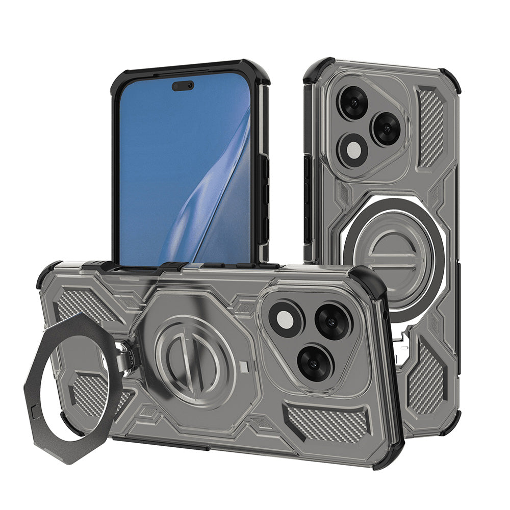 Techsuit - Carbon Shield PRO - Honor 400 Lite - Smoke Black