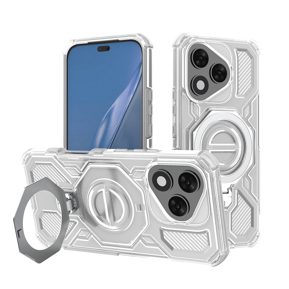 Techsuit - Carbon Shield PRO - Honor 400 Lite - White Transparent