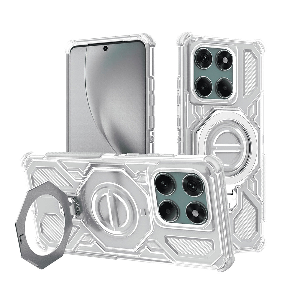 Techsuit - Carbon Shield PRO - Motorola Edge 60 Pro - White Transparent