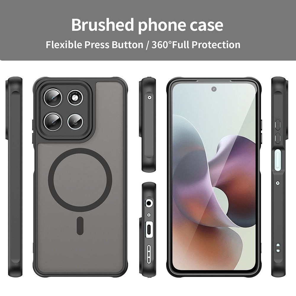 Techsuit - HaloFrost II MagSafe - Motorola Moto G56 - Black