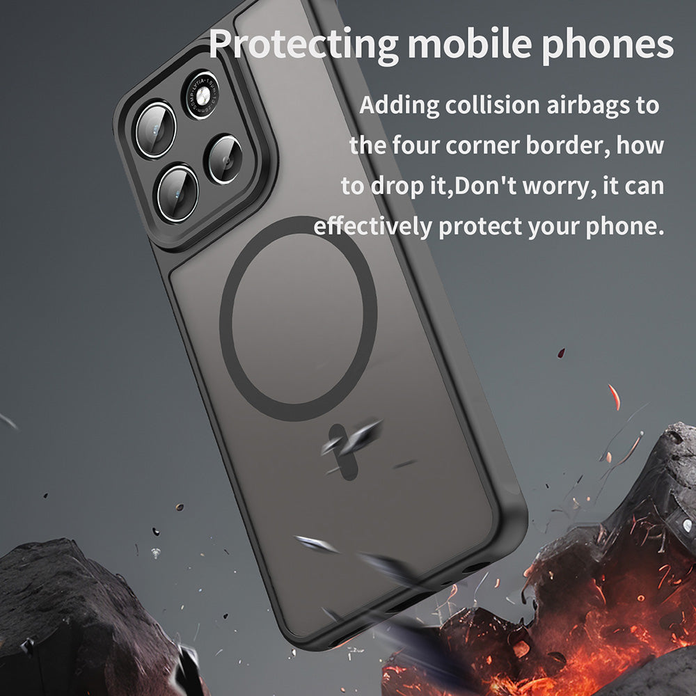 Techsuit - HaloFrost II MagSafe - Motorola Moto G56 - Black