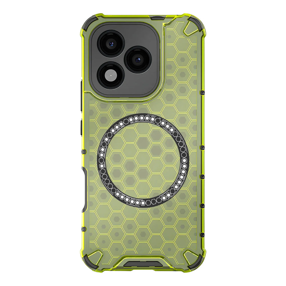Techsuit - HoneyComb Shield MagSafe - Honor 400 Lite - Lime Green