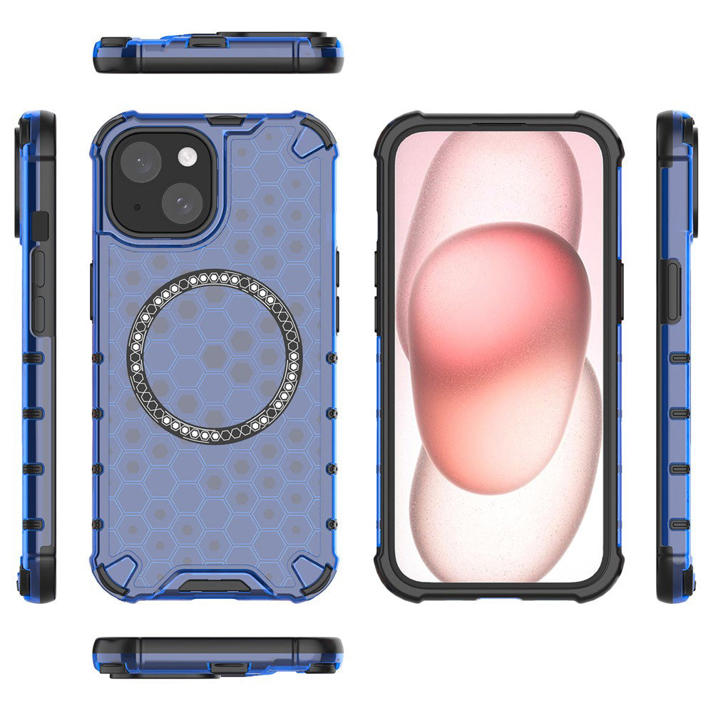 Techsuit - HoneyComb Shield MagSafe - Honor 400 Lite - Blue