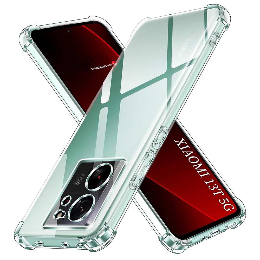 Techsuit - Shockproof Clear Silicone - Xiaomi 13T / 13T Pro - Clear