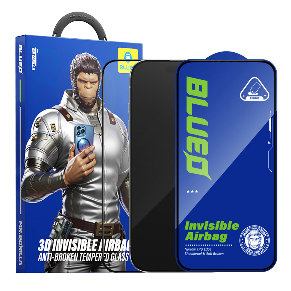 Blueo - Anti-Broken Glass - iPhone 16 Pro / iPhone 17 / iPhone 17 Pro - Black