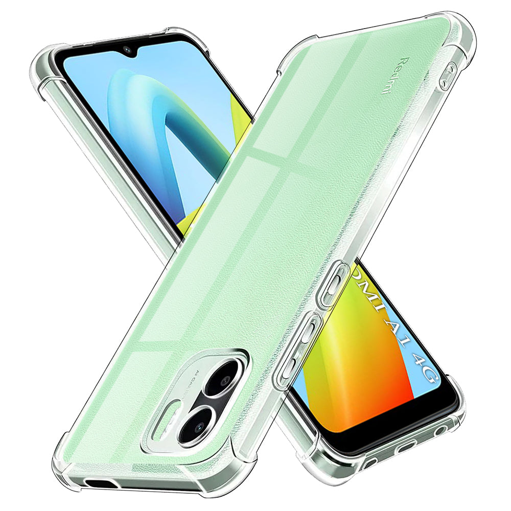 Techsuit - Shockproof Clear Silicone - Xiaomi Redmi A1 / A2 - Clear