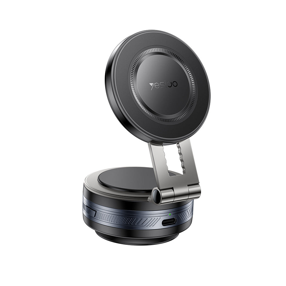 Yesido - Car Holder (C225) - for Dashboard, Electric Vacuum Lock, 360°, Universal - Black