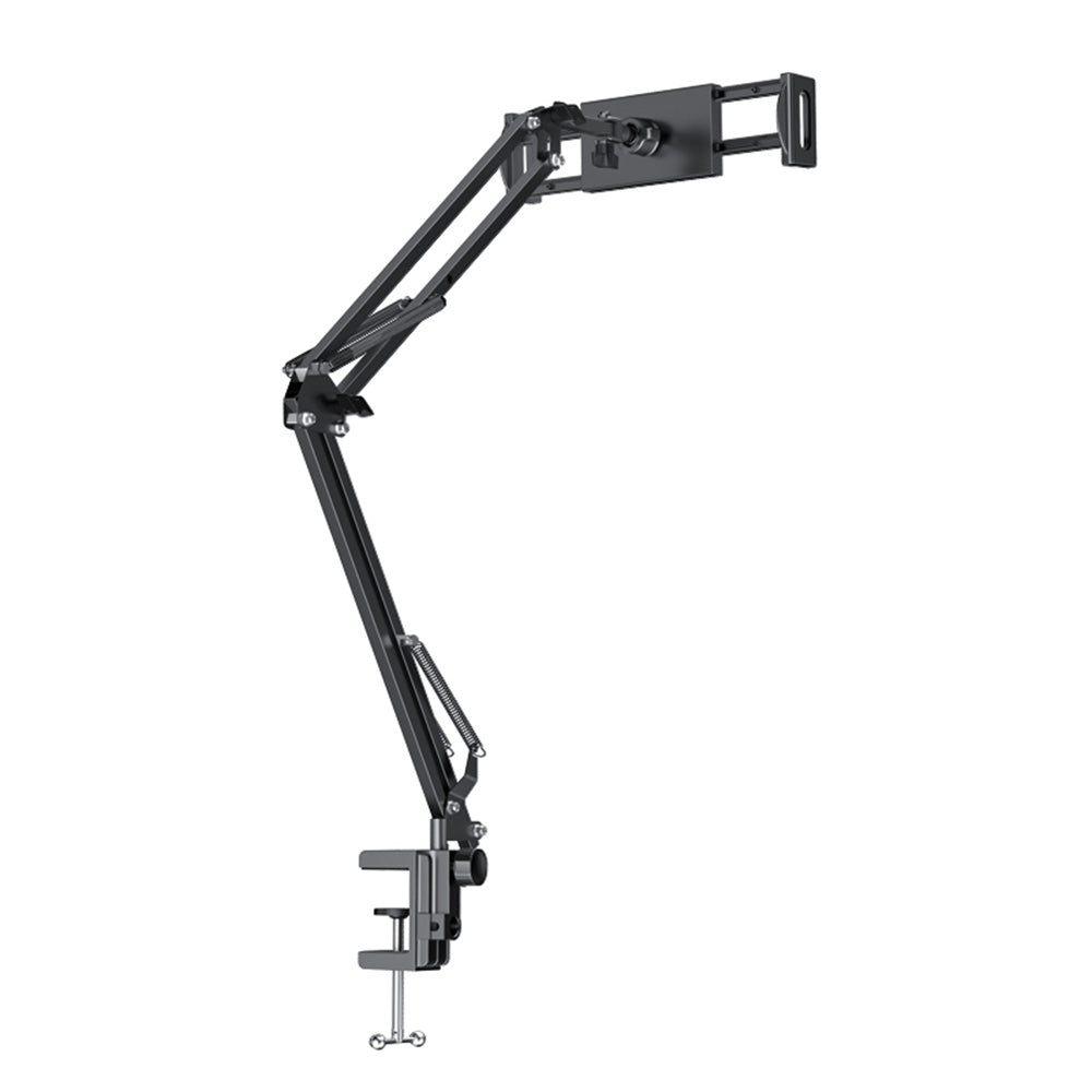 Yesido - Desk Holder (C296) - Lazy Man Stand, for 4 - 12.9inch Devices, Multi-directional Folding Shaft - Black