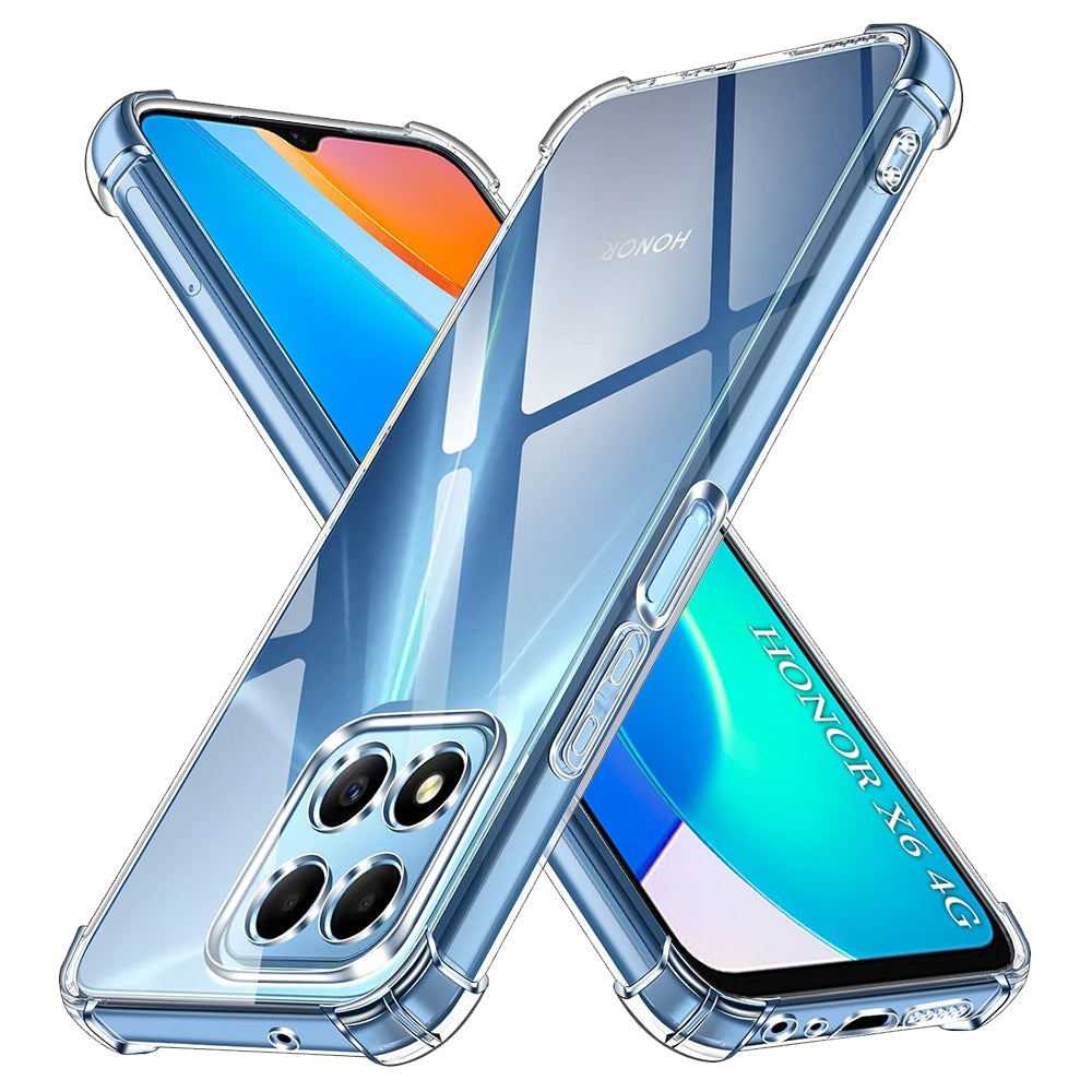 Techsuit - Shockproof Clear Silicone - Honor X6 / X8 5G / 70 Lite - Clear