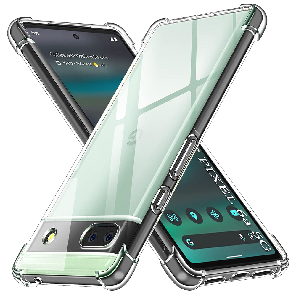Techsuit - Shockproof Clear Silicone - Google Pixel 6a - Clear