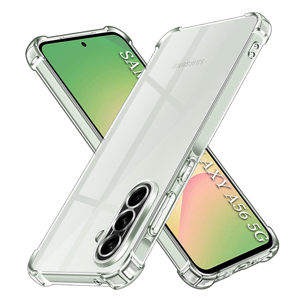Techsuit - Shockproof Clear Silicone - Samsung Galaxy A56 5G - Clear