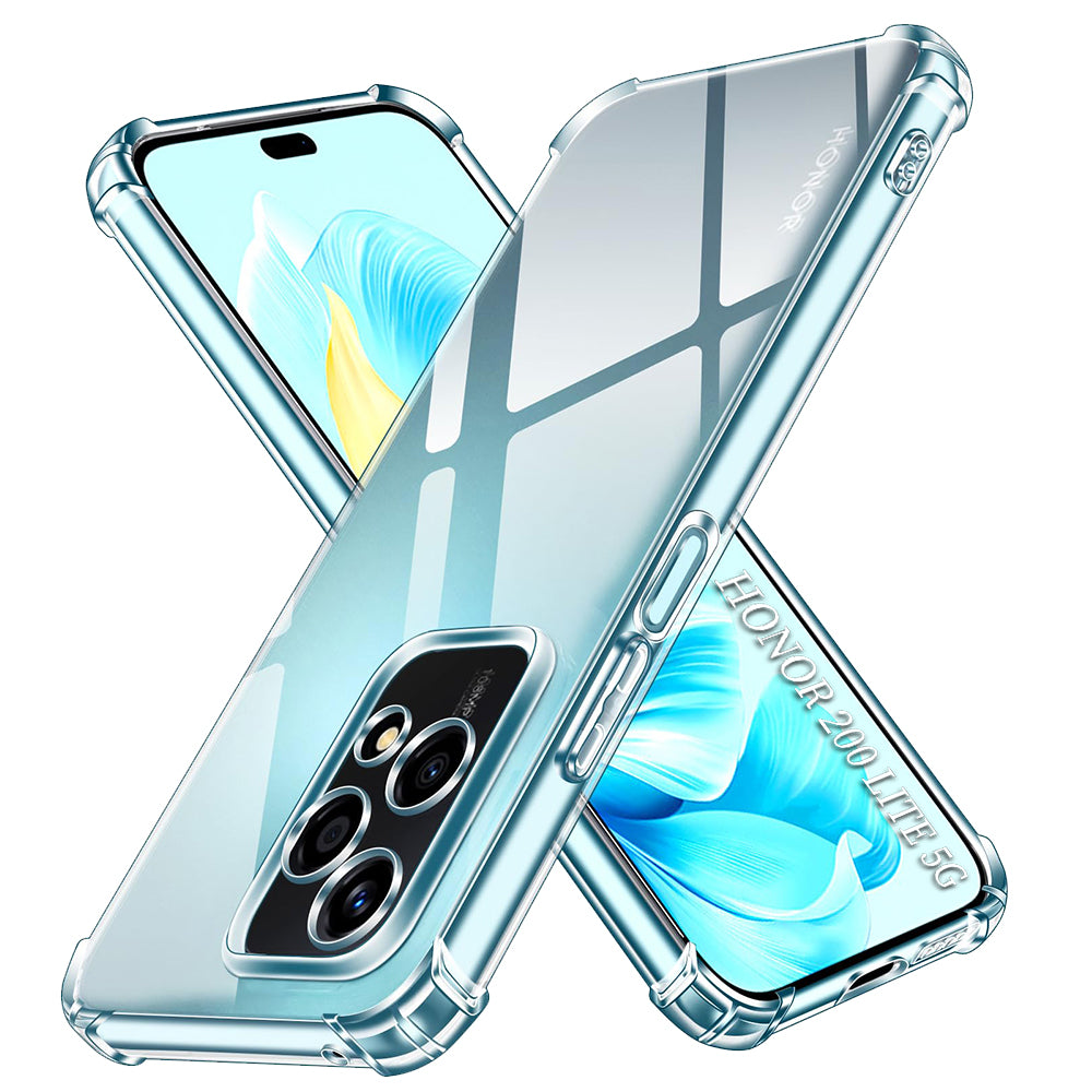 Techsuit - Shockproof Clear Silicone - Honor 200 Lite - Clear