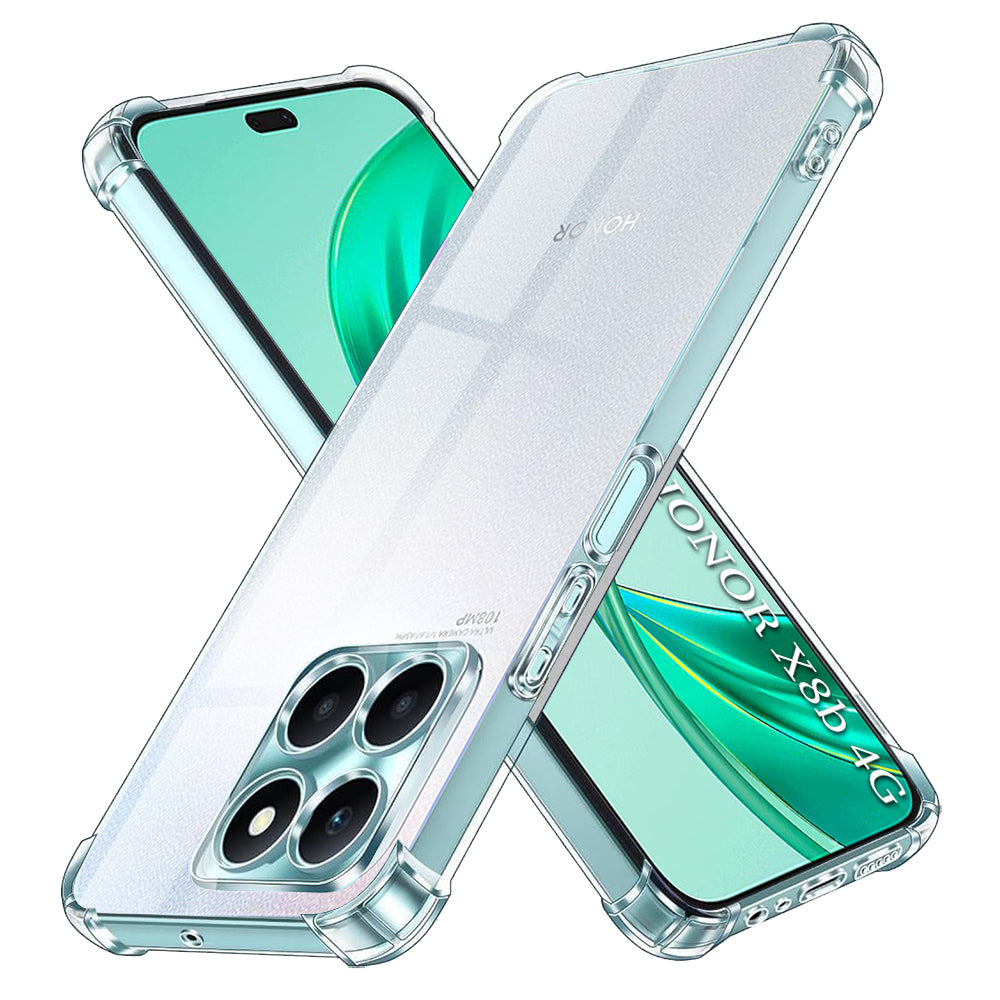 Techsuit - Shockproof Clear Silicone - Honor X8b - Clear