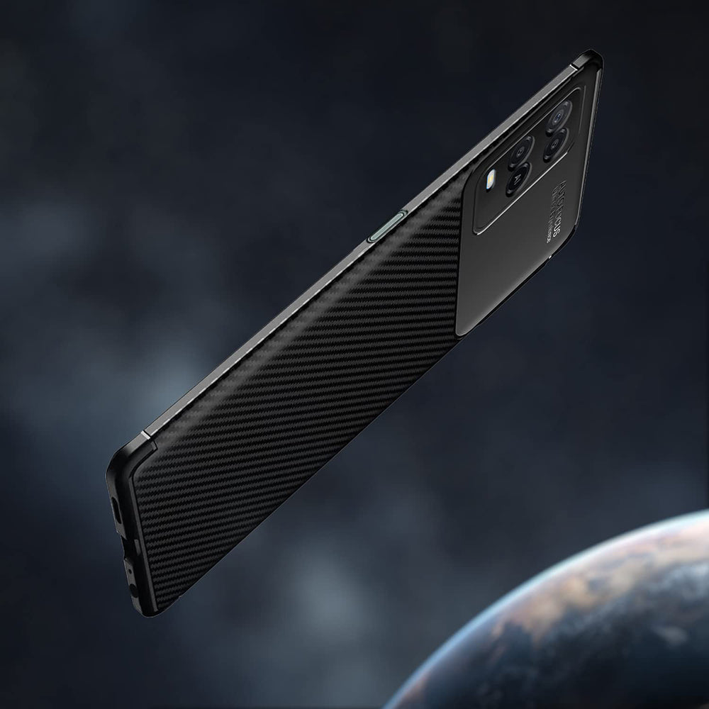 Techsuit - CarbonFiber - Oppo A54 4G - Black