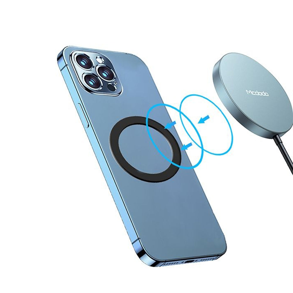 Mcdodo - Magnetic Ring (PC-1620) - with Ultra-Strong 3M Adhesive, Universal Phone Mount - Black