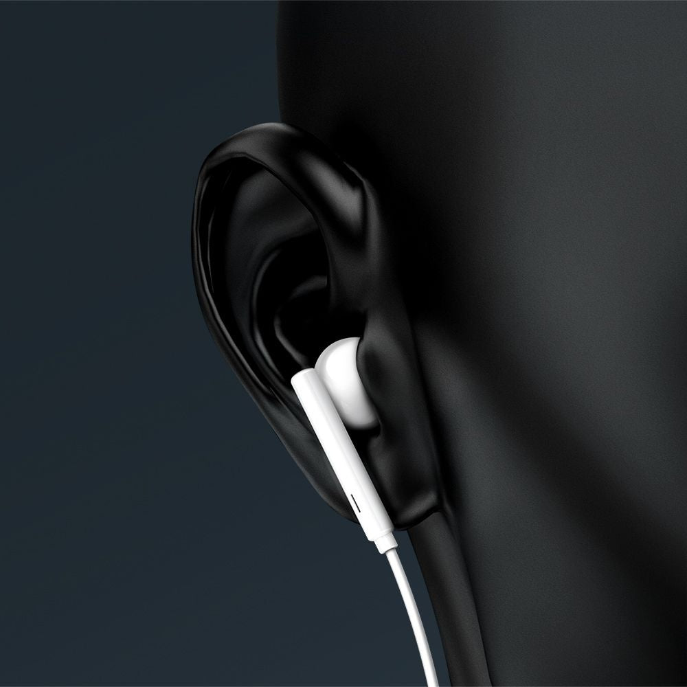 Mcdodo - Wired Earphones (HP-7500) - with Volume Control, Type-C, DAC Chip, Hi-Res Audio, 1.2m - White