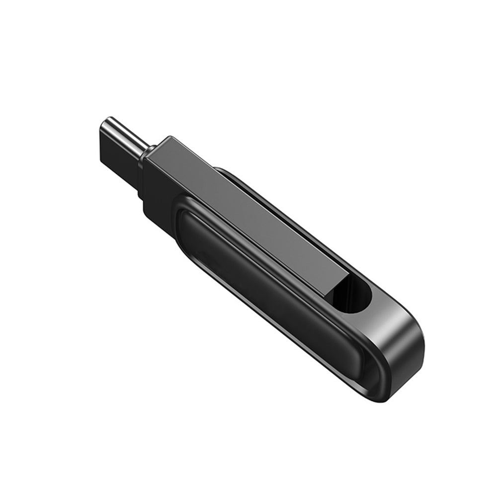 Techsuit - Memory Stick THSM34 (THSM34764) - Dual-Interface USB 3.2, Type-C FlashDrive, 64GB, 25M/s, 100M/s - Tarnish