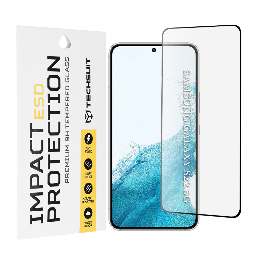 Techsuit - ESD Glass - Samsung Galaxy S22 5G / S23 - Black