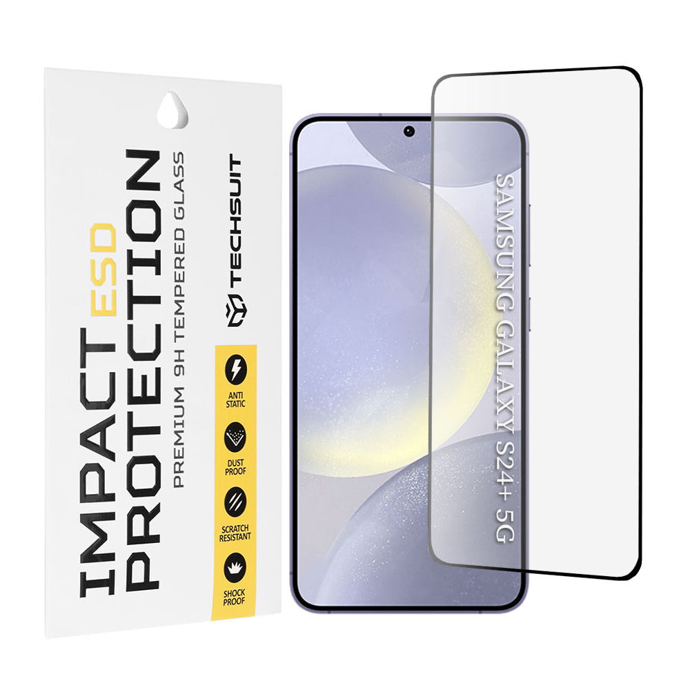 Techsuit - ESD Glass - Samsung Galaxy S24 Plus - Black