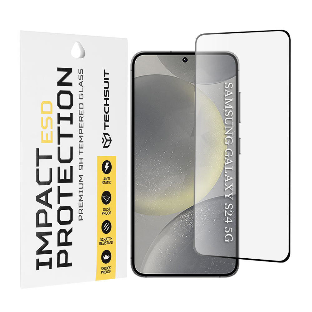 Techsuit - ESD Glass - Samsung Galaxy S24 - Black