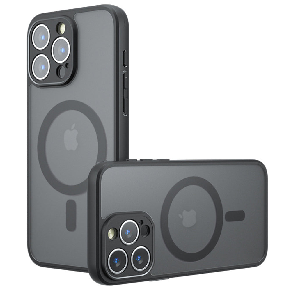 Techsuit - PureFrost MagSafe - iPhone 15 Pro - Frosted Black