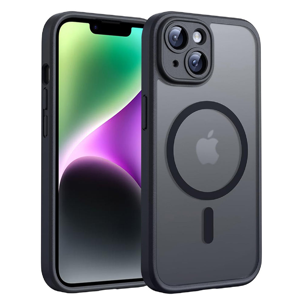 Techsuit - PureFrost MagSafe - iPhone 14 - Frosted Black