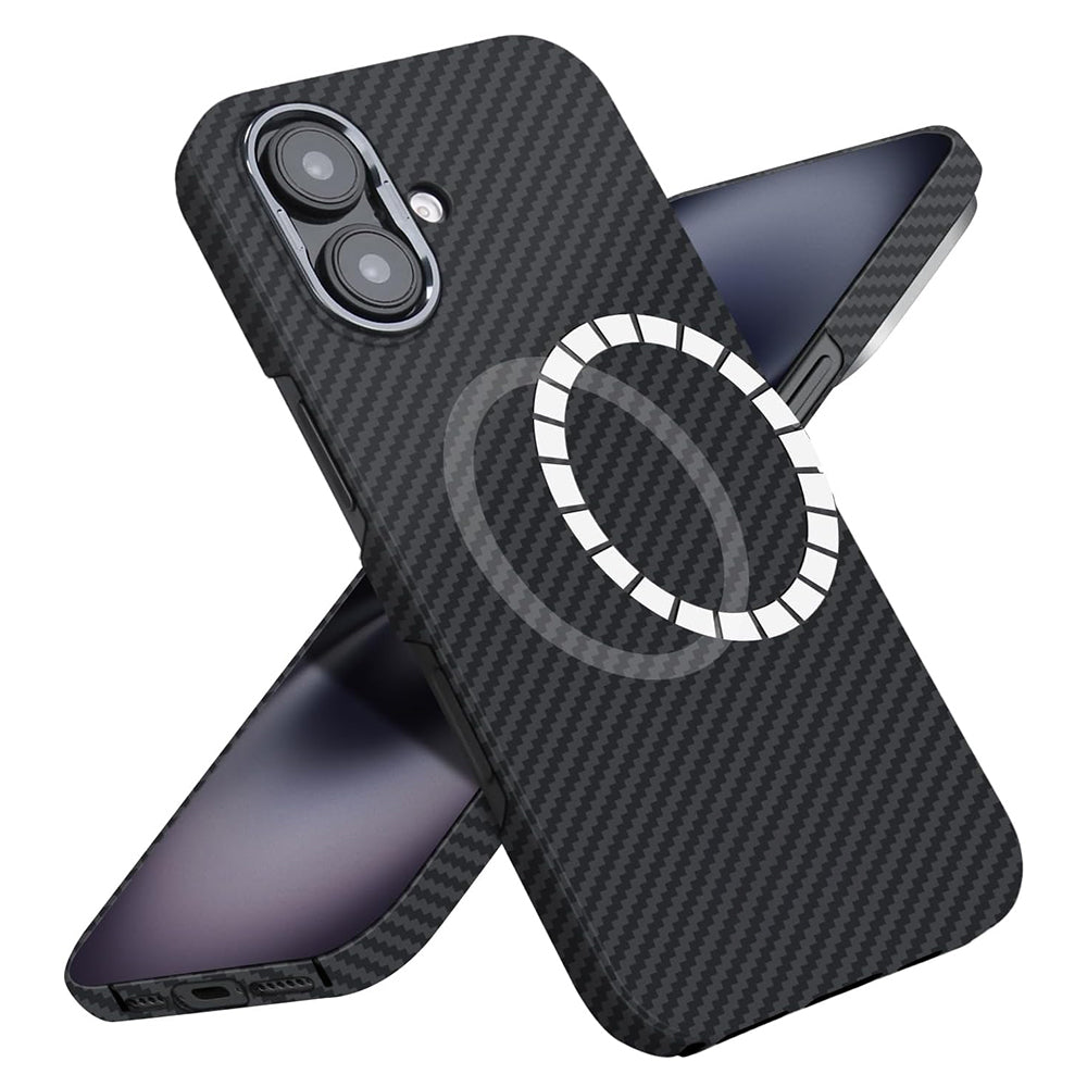 Techsuit - Aramid Fiber MagSafe - iPhone 16 - Black