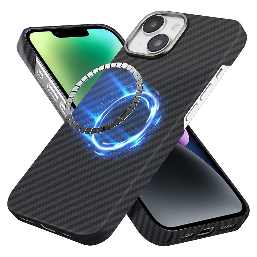 Techsuit - Aramid Fiber MagSafe - iPhone 14 - Black