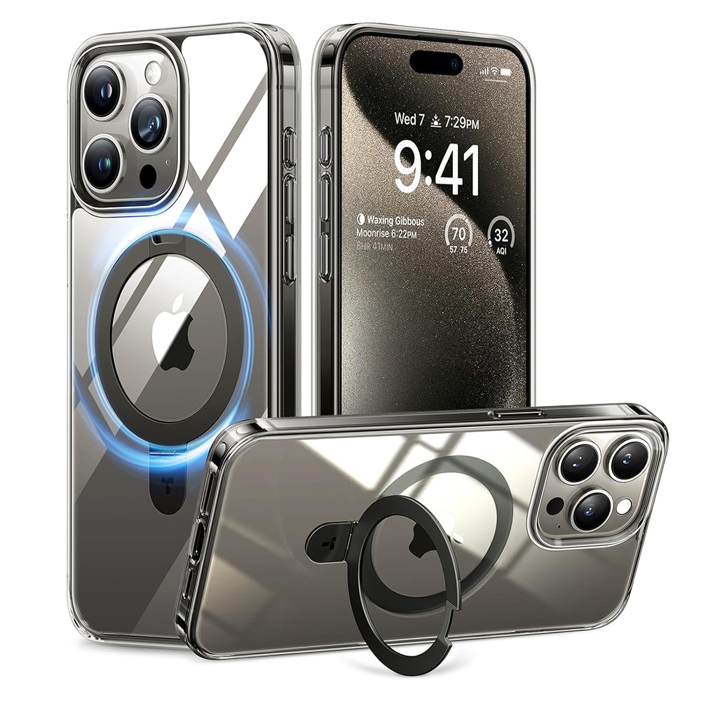 Torras - Ostand MagSafe Series - iPhone 15 Pro - Clear