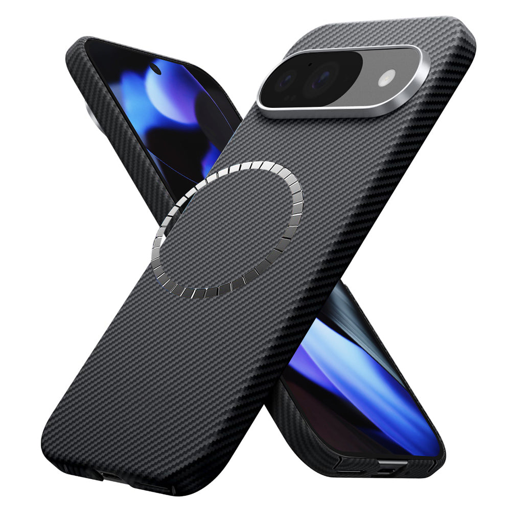 Techsuit - Aramid Fiber MagSafe - Google Pixel 9 / 9 Pro - Black