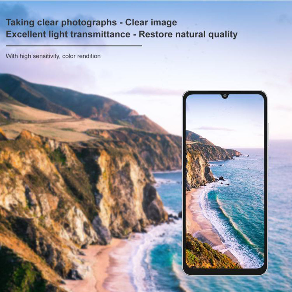 Techsuit - Full Camera Glass - Galaxy A07 4G - Black