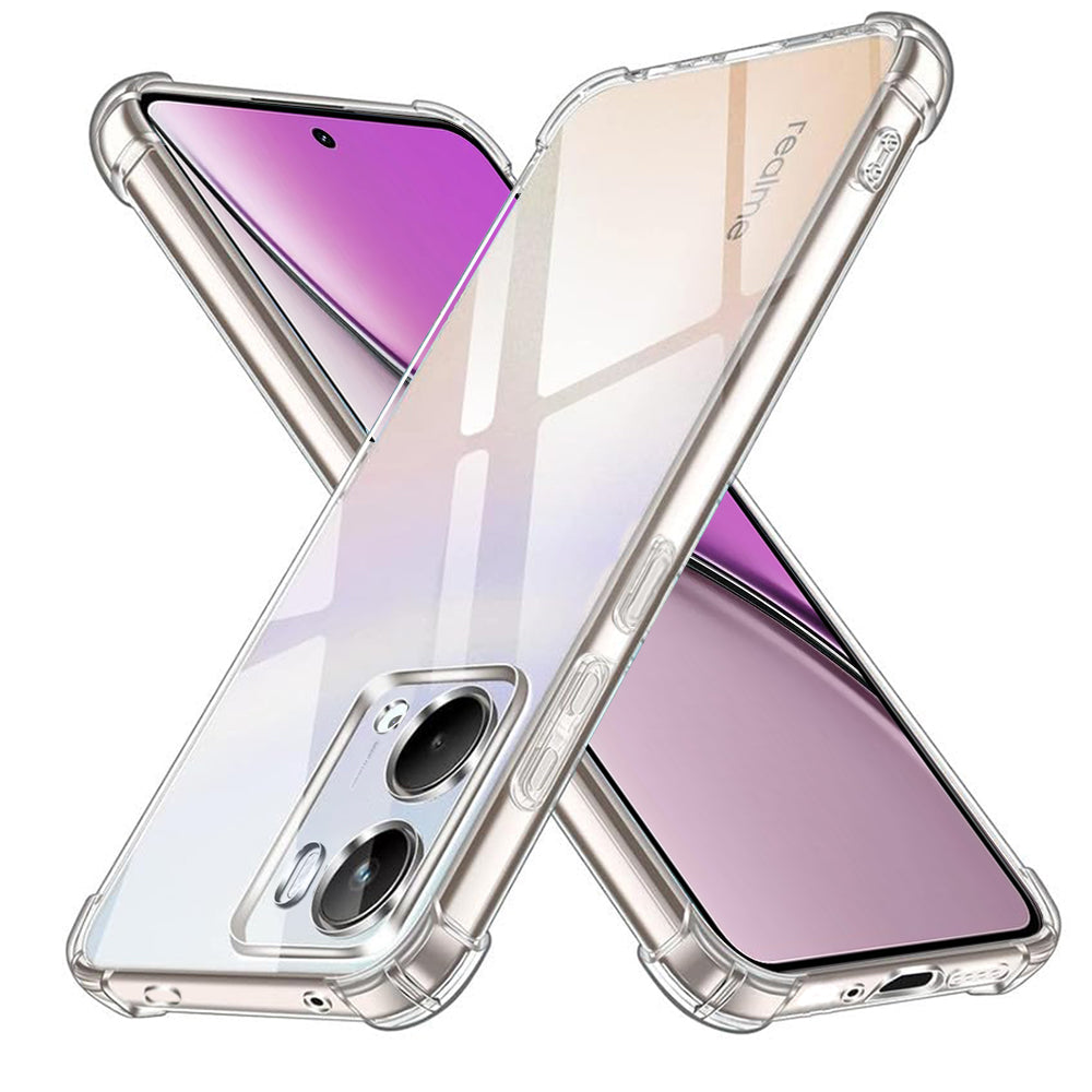 Techsuit - Shockproof Clear Silicone - Realme P3 5G - Clear