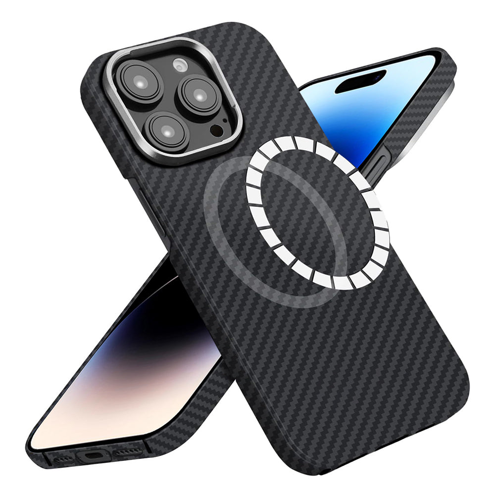 Techsuit - Aramid Fiber MagSafe - iPhone 14 Pro - Black