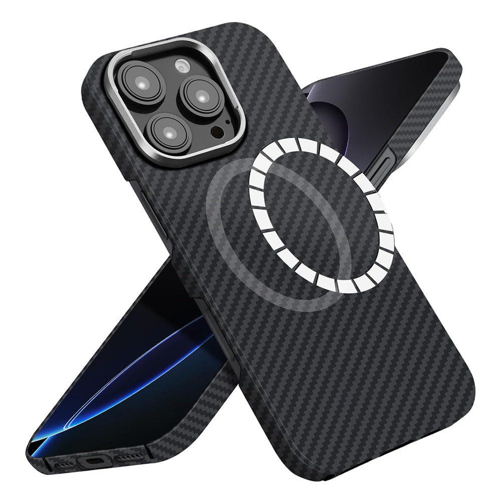 Techsuit - Aramid Fiber MagSafe - iPhone 16 Pro - Black