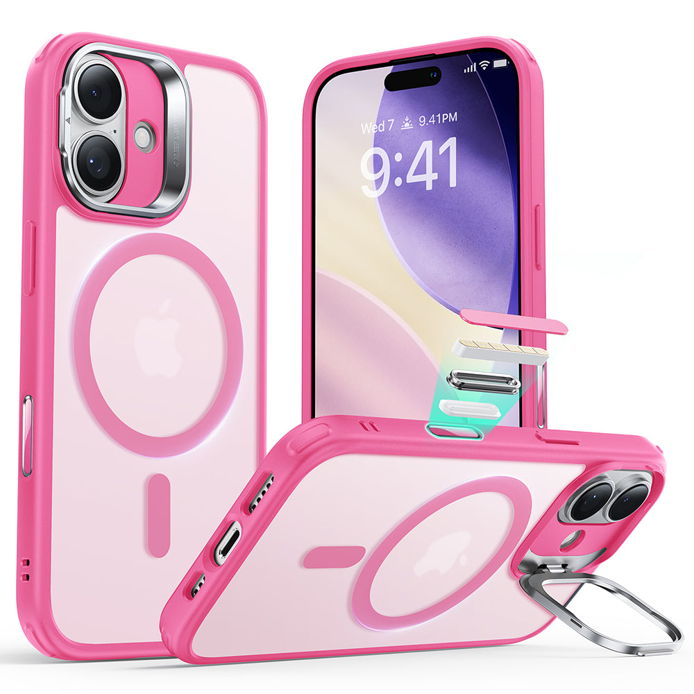 ESR - Classic Hybrid HaloLock Kickstand - iPhone 17 - Frosted Pink