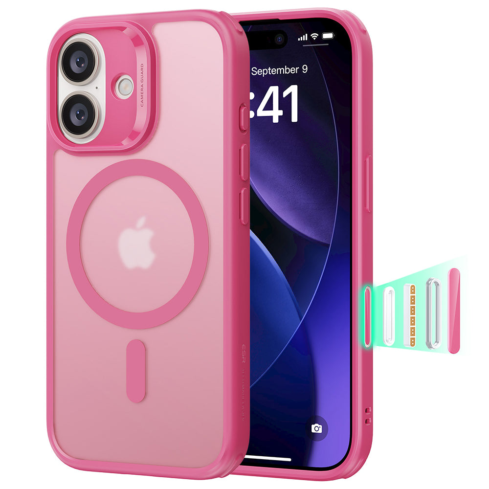 ESR - Classic Hybrid HaloLock - iPhone 17 - Frosted Pink
