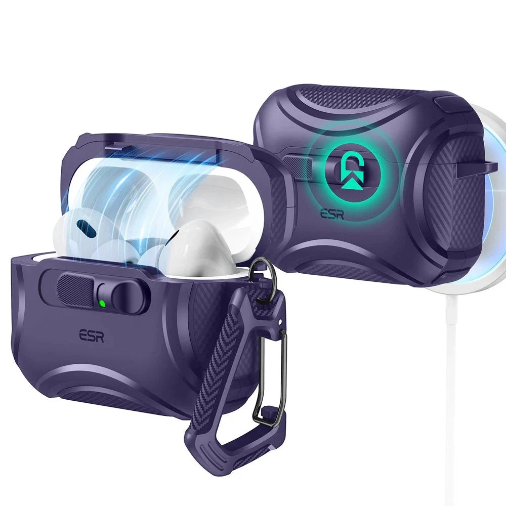 ESR - Cyber FlickLock HaloLock - Apple AirPods Pro 3 - Purple