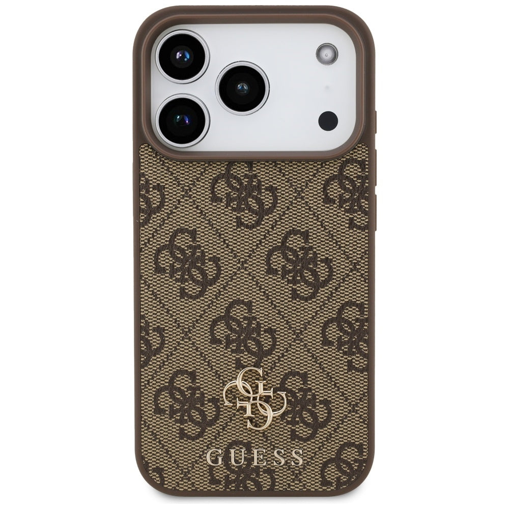 Guess - 4G Small and Classic Logo MagSafe (GUHMP17LP4SM4MW) - iPhone 17 Pro - Brown