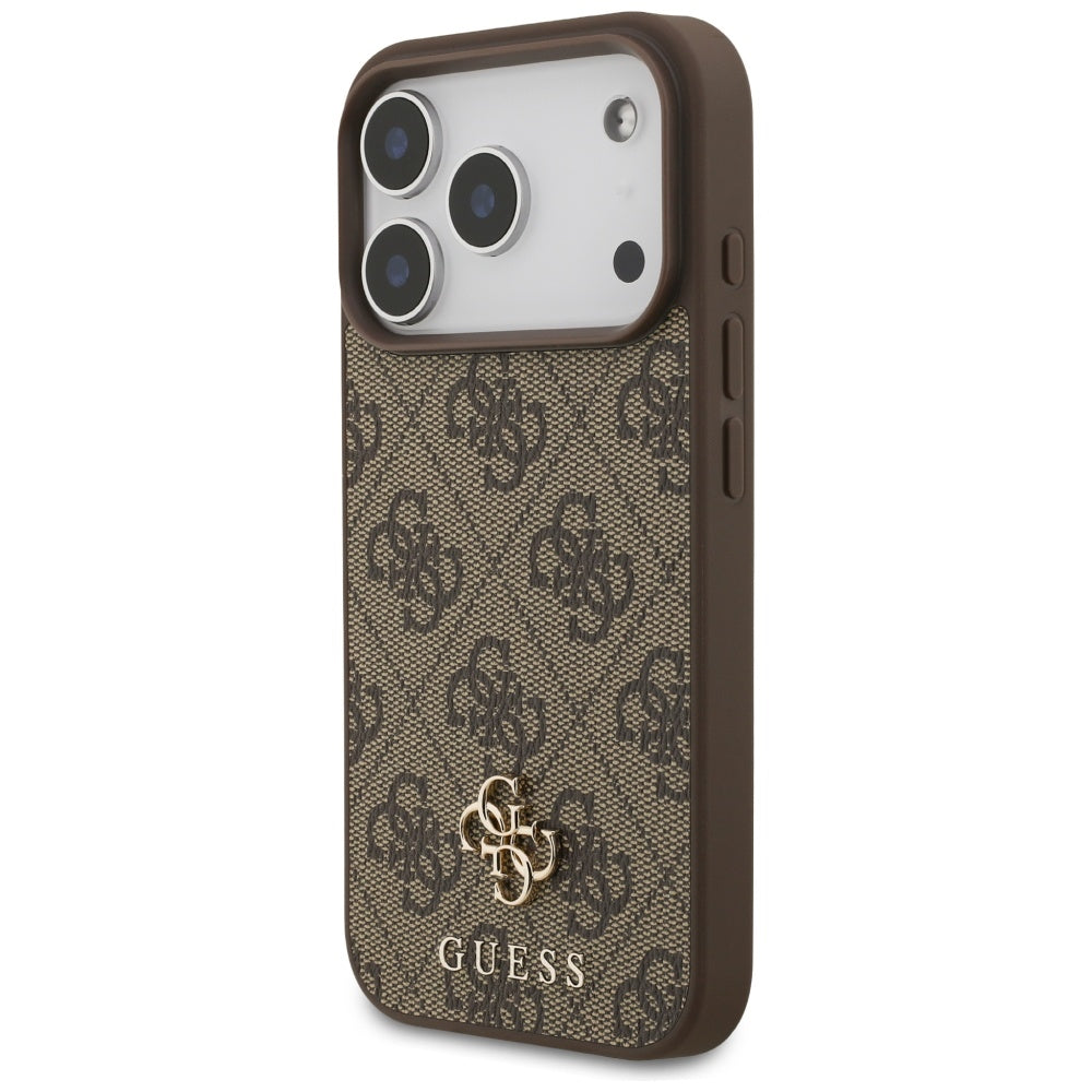 Guess - 4G Small and Classic Logo MagSafe (GUHMP17LP4SM4MW) - iPhone 17 Pro - Brown