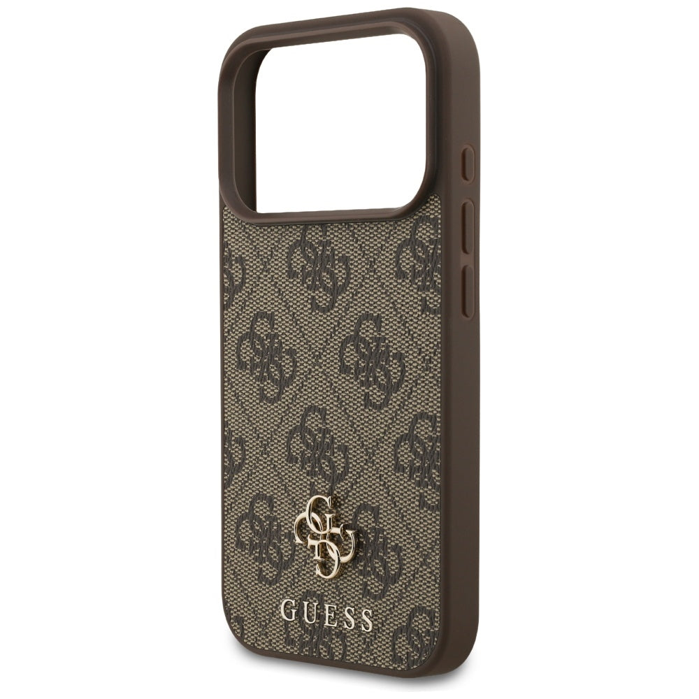 Guess - 4G Small and Classic Logo MagSafe (GUHMP17LP4SM4MW) - iPhone 17 Pro - Brown
