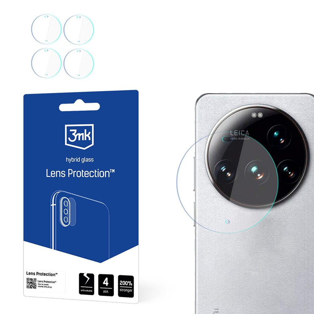 3mk - Lens Protection (4 pack) - Xiaomi 15 Ultra - Clear